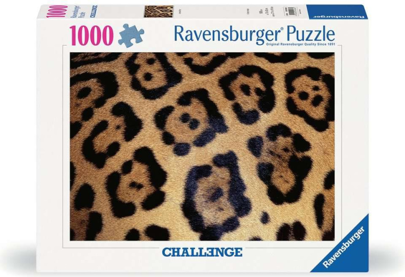 Puzzle Ravensburger 1000 dílků Challenge: Zvířecí potisk