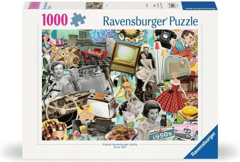 Puzzle Ravensburger 1000 dílků 50. léta