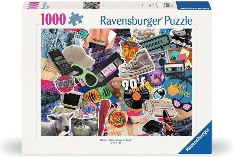 Puzzle Ravensburger 1000 dílků 90. léta
