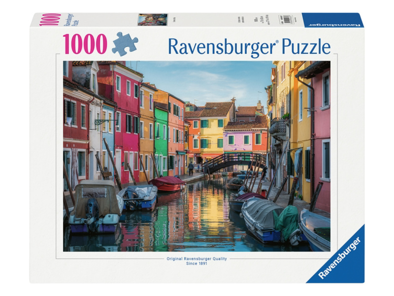 Ravensburger Puzzle, 1 000 dílků (Burano v Itálii )