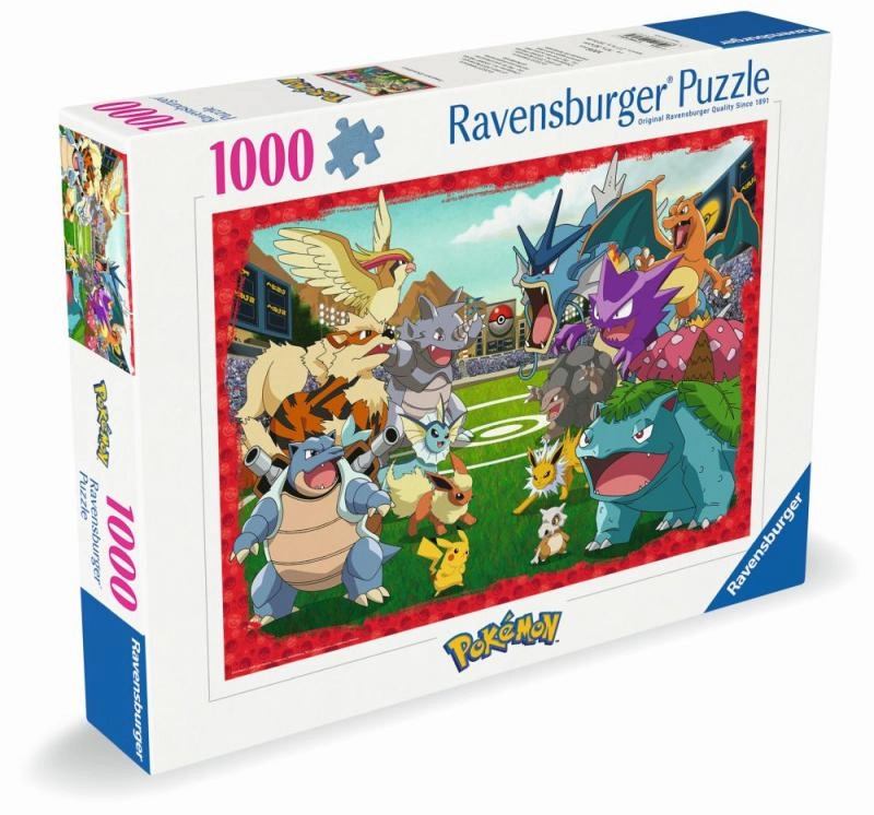 RAVENSBURGER Pokémon: Poměr síly 1000 dílků