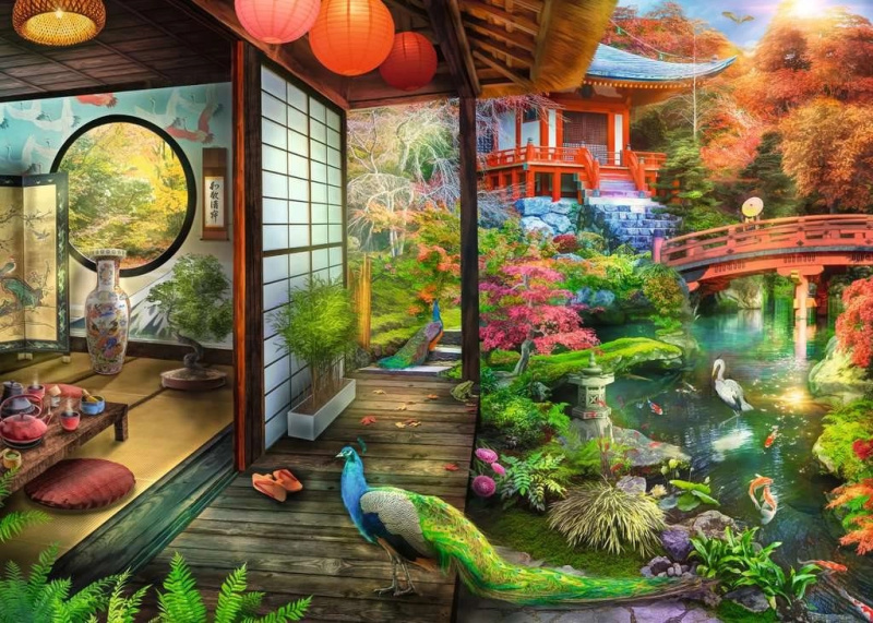 Ravensburger 174973 Japonská zahrada 1000 dílků
