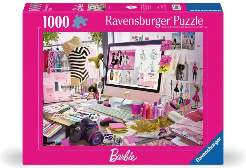 Puzzle Ravensburger 1000 dílků Barbie: Módní ikona