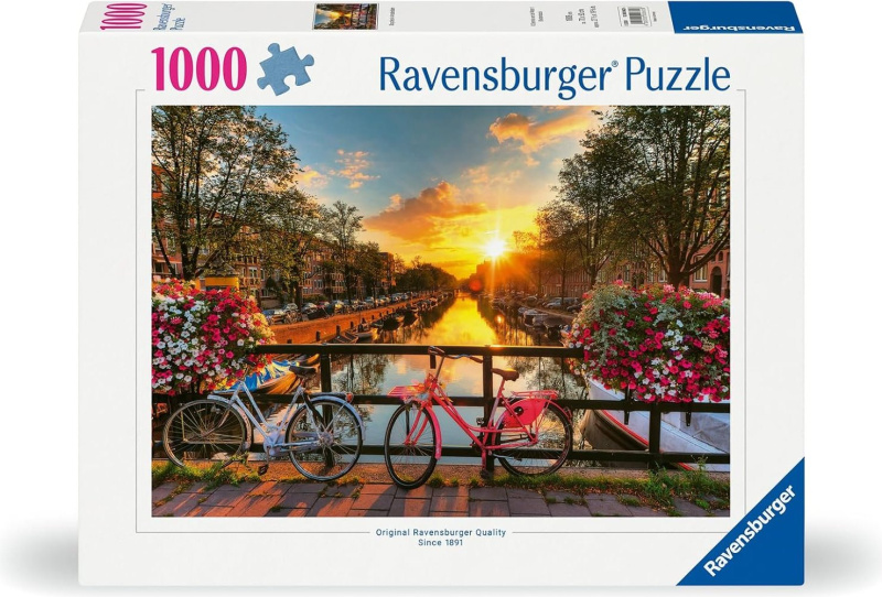 Ravensburger Puzzle, 1 000 dílků (Jízdní kola v Amsterdamu)