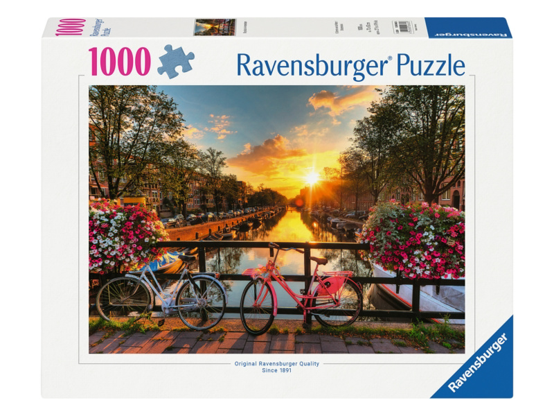 Ravensburger Puzzle, 1 000 dílků (Jízdní kola v Amsterdamu)