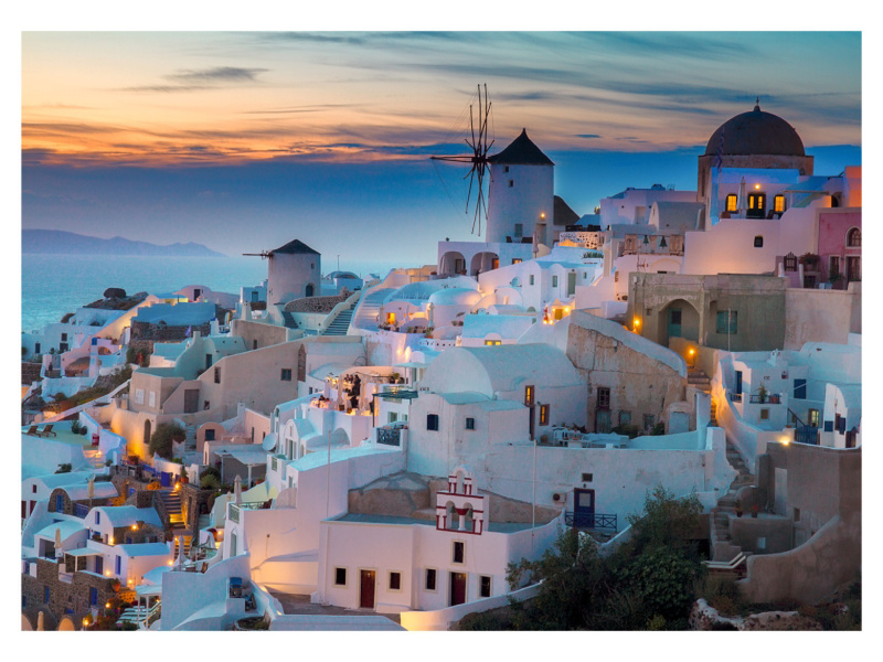 Ravensburger Puzzle, 1 000 dílků (Večer na Santorini)