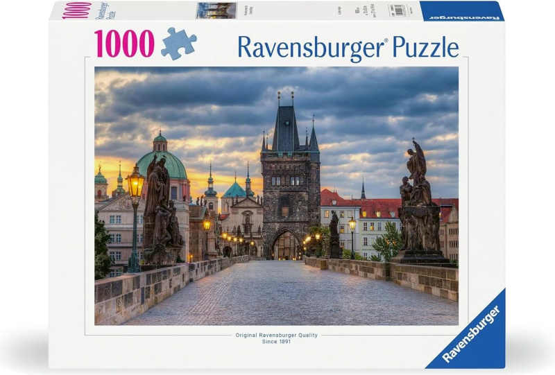 Ravensburger Praha: Procházka po Karlově mostě 1000 dílků