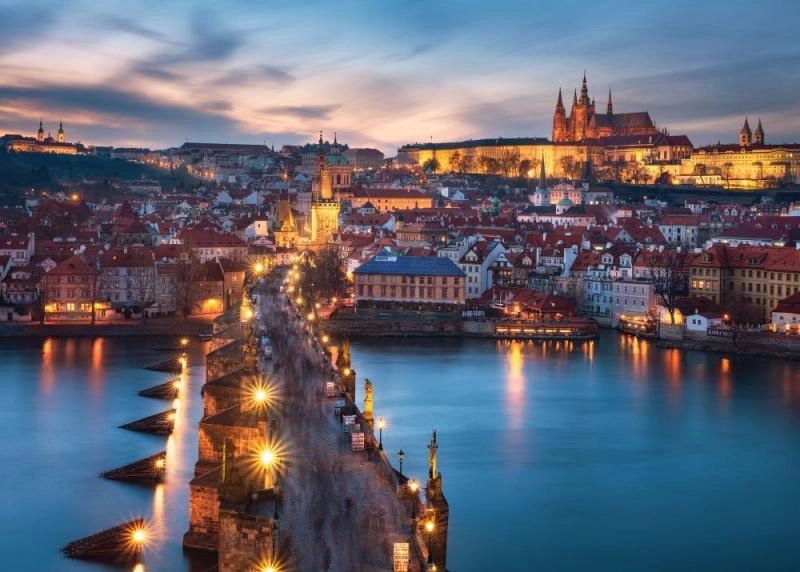 Ravensburger Česká kolekce: Praha v noci 1000 dílků