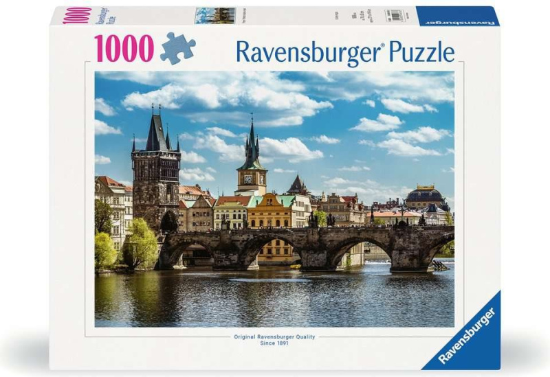 Česká kolekce: Praha: Pohled na Karlův most 1000 dílků