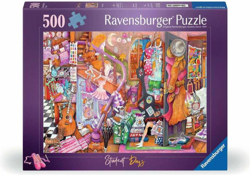Puzzle Ravensburger 500 dílků Studentské časy