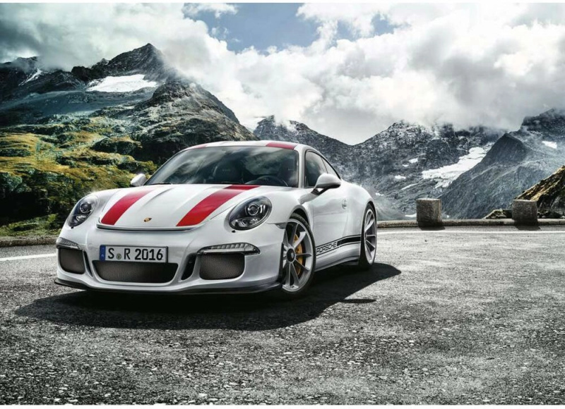 Porsche 911R v horách - puzzle z kategorie Auto-moto