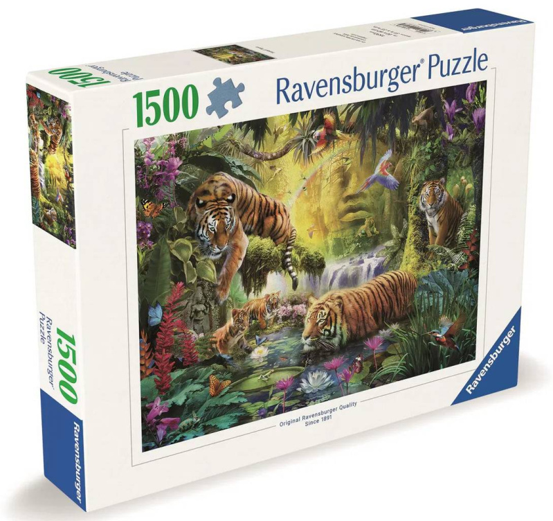 Ravensburger 00696 klidný tygr 1500 dílků