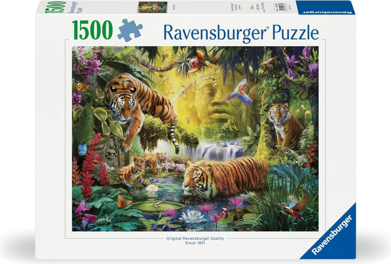 Ravensburger 00696 klidný tygr 1500 dílků