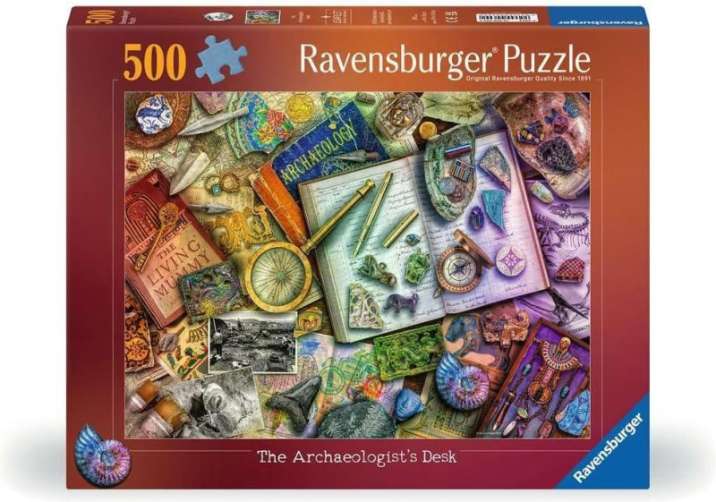 Ravensburger Puzzle Archeologův stůl 500 dílků