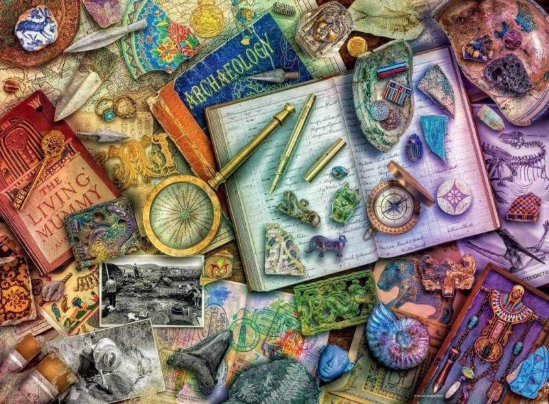 Ravensburger Puzzle Archeologův stůl 500 dílků
