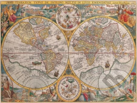 Puzzle historická mapa světa 1500 dílků