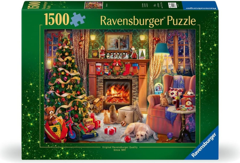 Puzzle Ravensburger 1500 dílků Štědrý večer