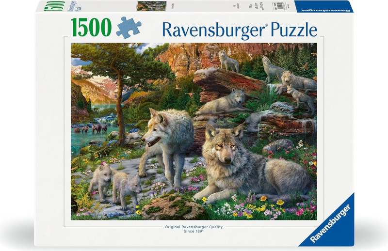 RAVENSBURGER Vlci na jaře 1500 dílků