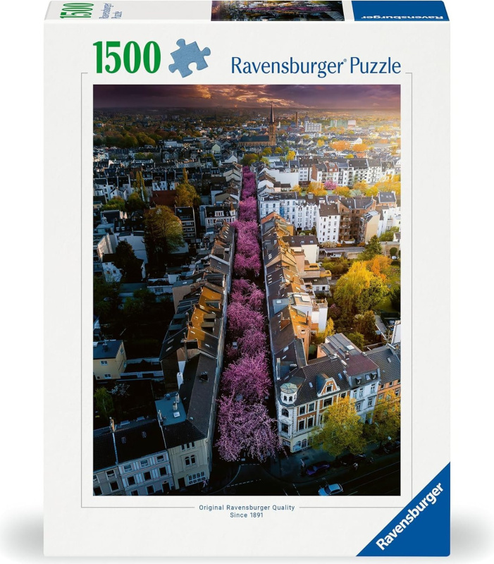 Puzzle Ravensburger 1500 dílků Bonn v plném květu