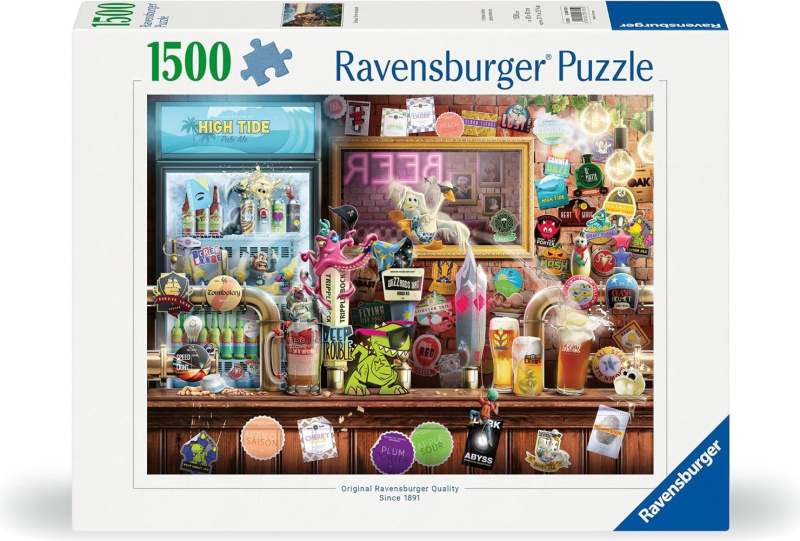 Puzzle Ravensburger 1500 dílků Bonanza řemeslného piva