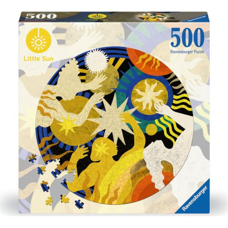 RAVENSBURGER Kulaté Little Sun Zapojení se 500 dílků