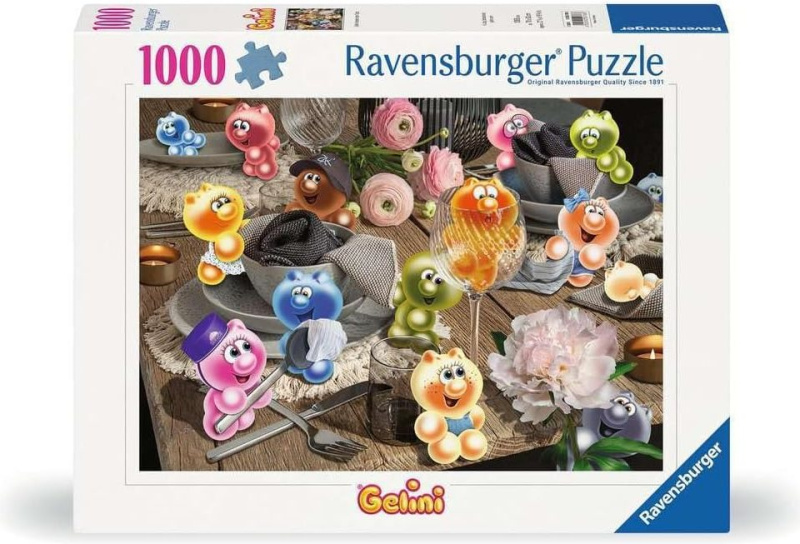 Puzzle Ravensburger 1000 dílků Gelini: Prostírání stolu