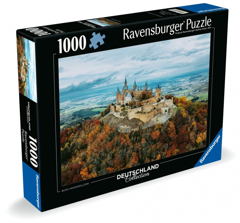 Ravensburger Zámek Hohenzollern Německo 1000 dílků