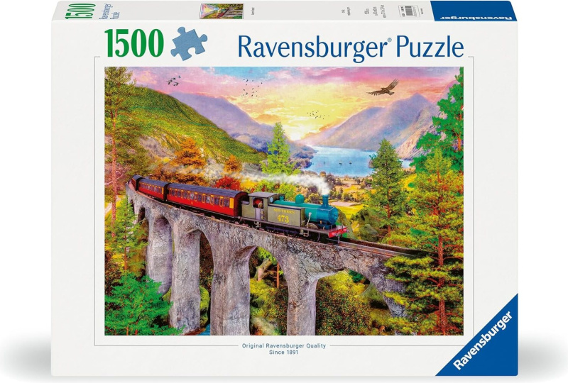 RAVENSBURGER Podzimní jízda vlakem 1500 dílků