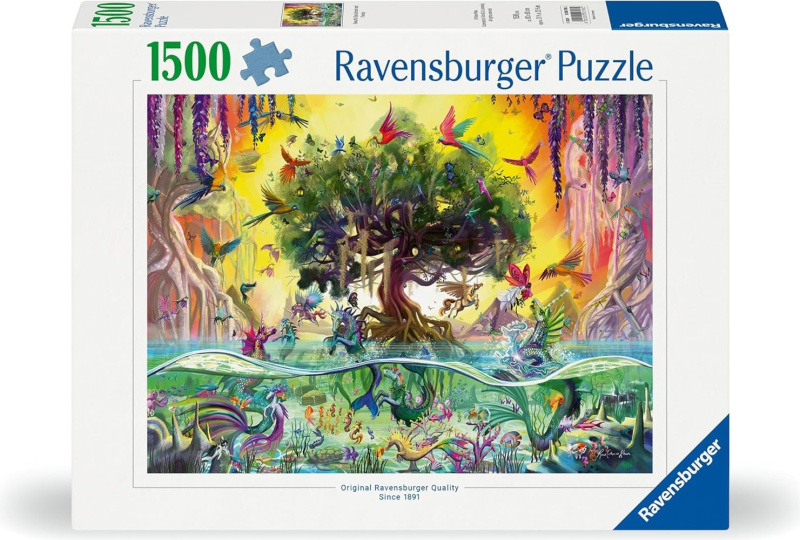 RAVENSBURGER Jednorožec z jezera a jeho přátelé 1500 dílků