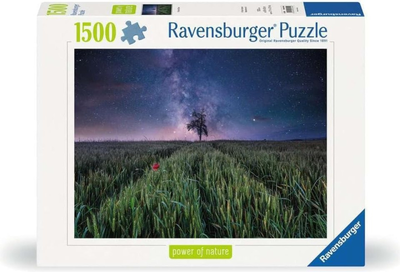 RAVENSBURGER Noční obloha nad obilným polem 1500 dílků