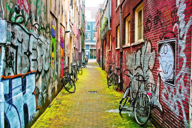 RAVENSBURGER Street Art v Amsterdamu 3000 dílků