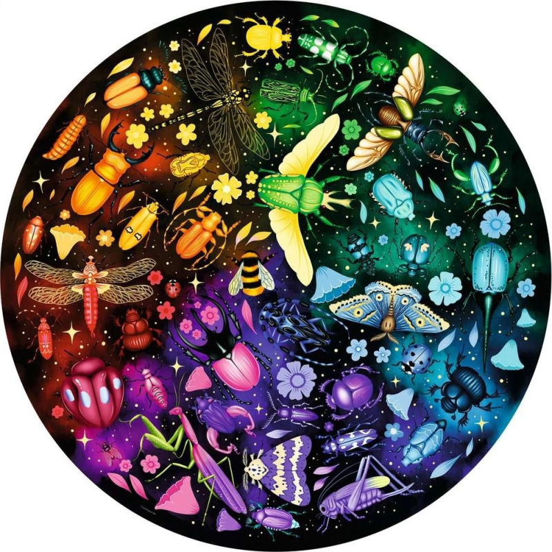 Puzzle Paleta barev - Hmyz, 500 dílků
