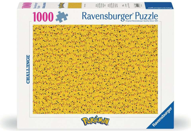 Ravensburger Challenge Pokémon Pikachu 1000 dílků