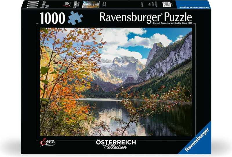 Ravensburger puzzle jezero Gosausee, Rakousko 1000 dílků