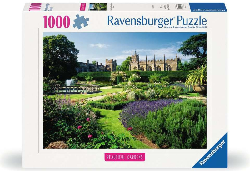 RAVENSBURGER Kouzelné zahrady Královské zahrady hrad Sudeley Anglie 1000 dílků