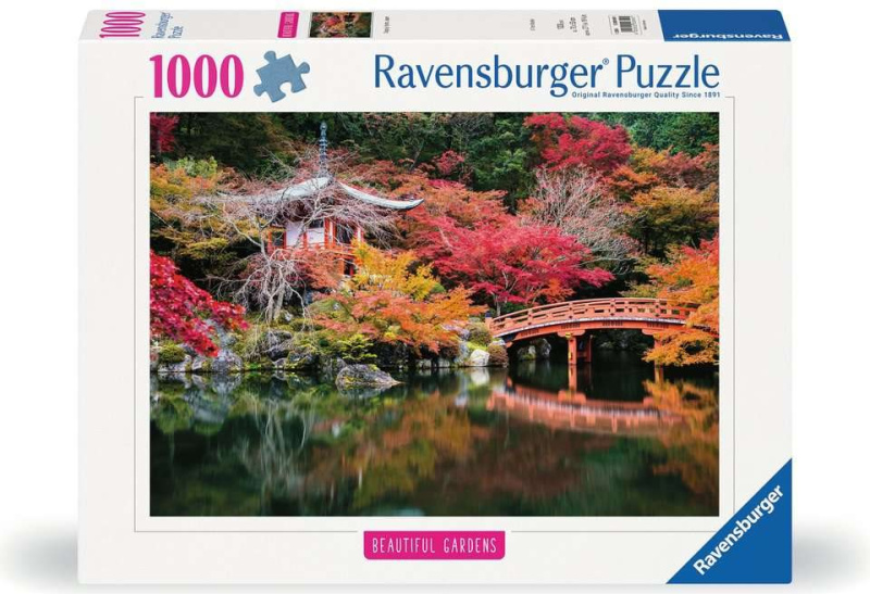 RAVENSBURGER Kouzelné zahrady Daigodži Kjóto Japonsko 1000 dílků