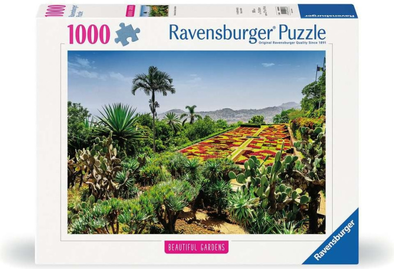 RAVENSBURGER Kouzelné zahrady Botanická zahrada Madeira 1000 dílků