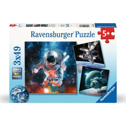 RAVENSBURGER Prozkoumávání vesmíru 3x49 dílků