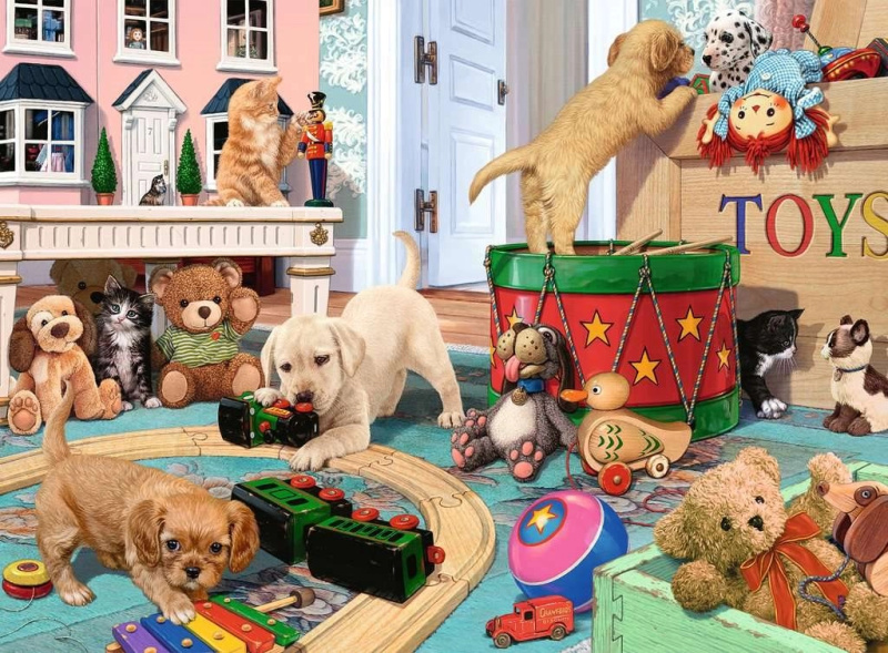 RAVENSBURGER Štěňata XXL 150 dílků