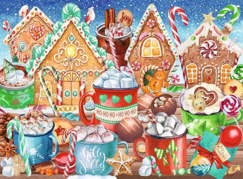 RAVENSBURGER Sladké Vánoce XXL 200 dílků