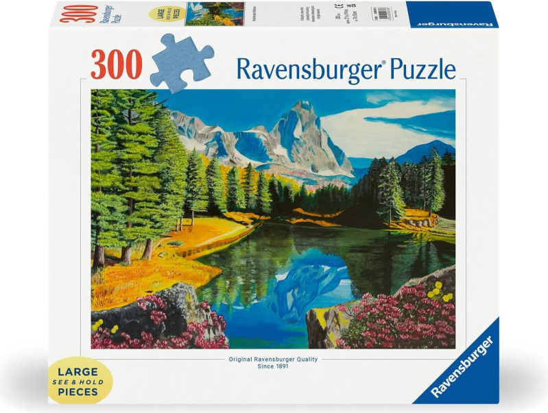 Ravensburger Puzzle odlesk skalnaté hory XXL 300 dílků