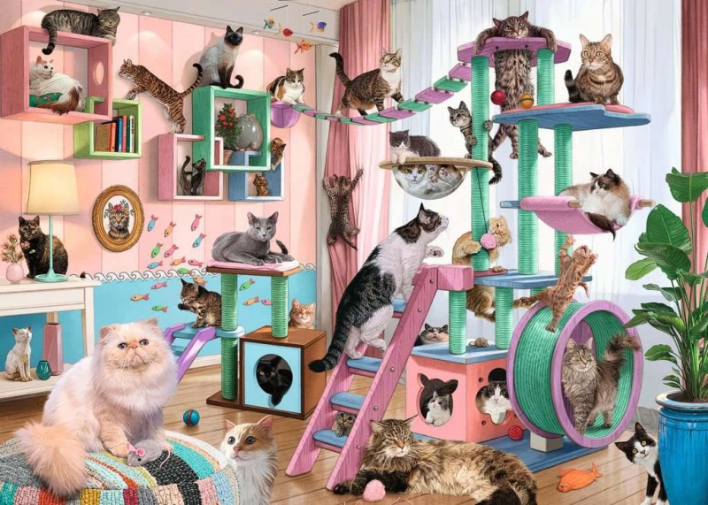 RAVENSBURGER Kočičí nebe 1000 dílků