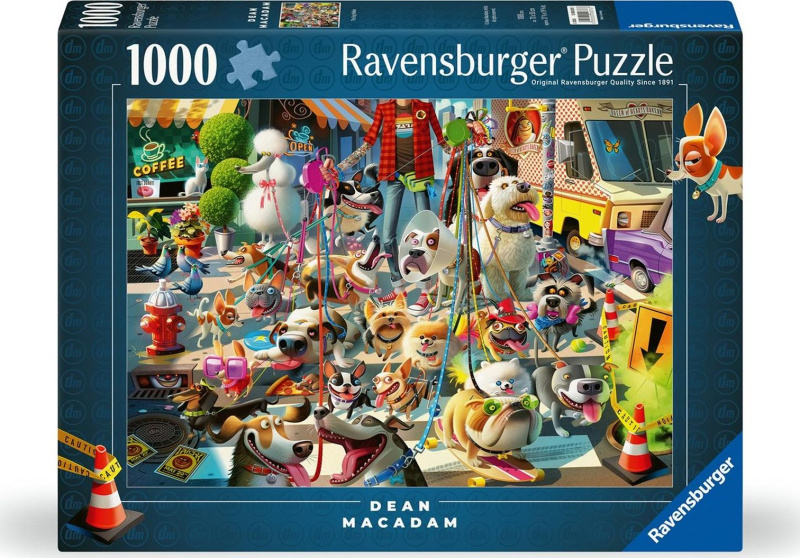 RAVENSBURGER Venčení psů 1000 dílků