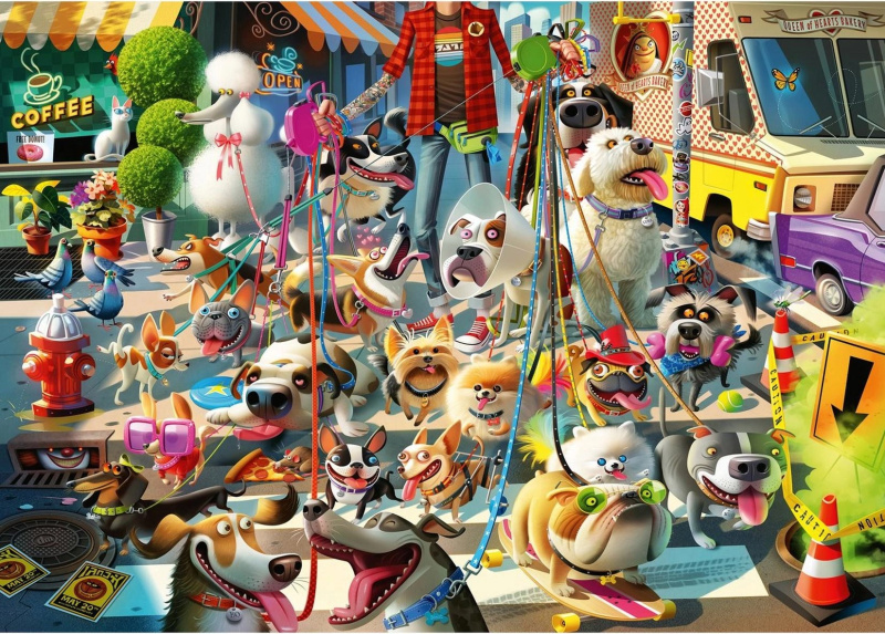 RAVENSBURGER Venčení psů 1000 dílků