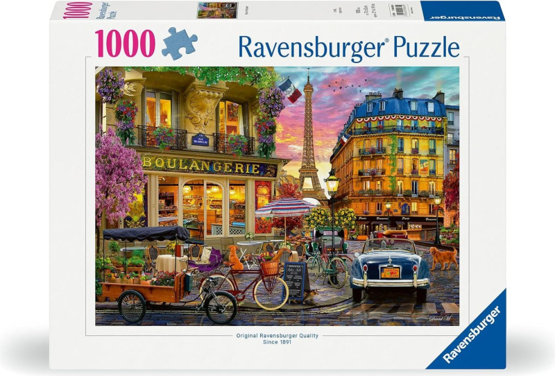 Ravensburger puzzle Paříž za úsvitu 1000 dílků