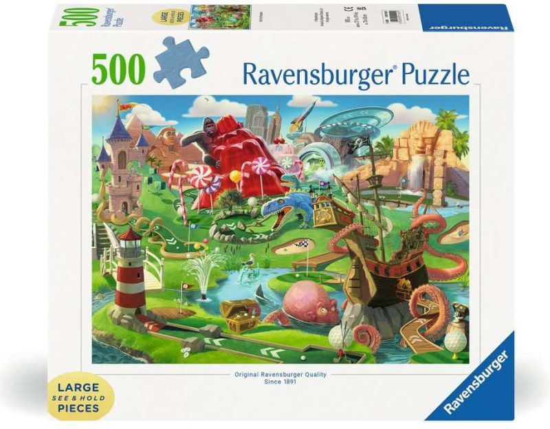 RAVENSBURGER Puzzle Minigolfový ráj XXL 500 dílků