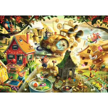 RAVENSBURGER Pozor prasátka! Tři malá prasátka 1000 dílků