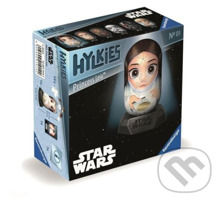 Ravensburger 3D Puzzle - Hylkies: Star Wars: Princezna Leia - 54 ks