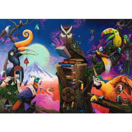 Ravensburger puzzle písně vyhynulých ptáků 1000 dílků