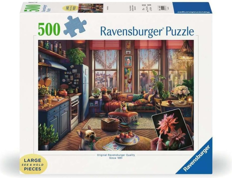 Ravensburger Puzzle byt v boho stylu XXL 500 dílků